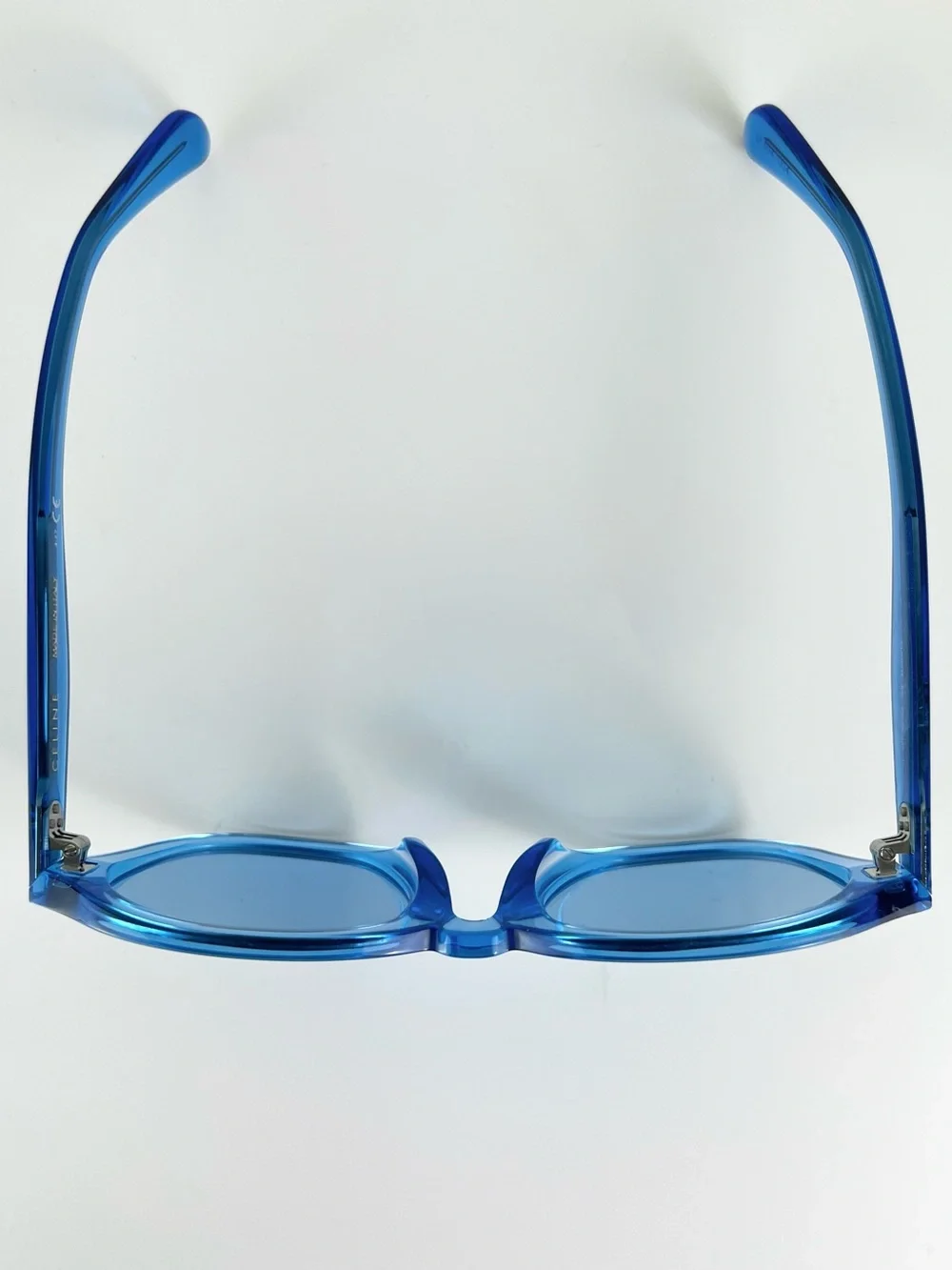NEW CELINE BLUE ROUND SUNGLASSES - Picture 12 of 13